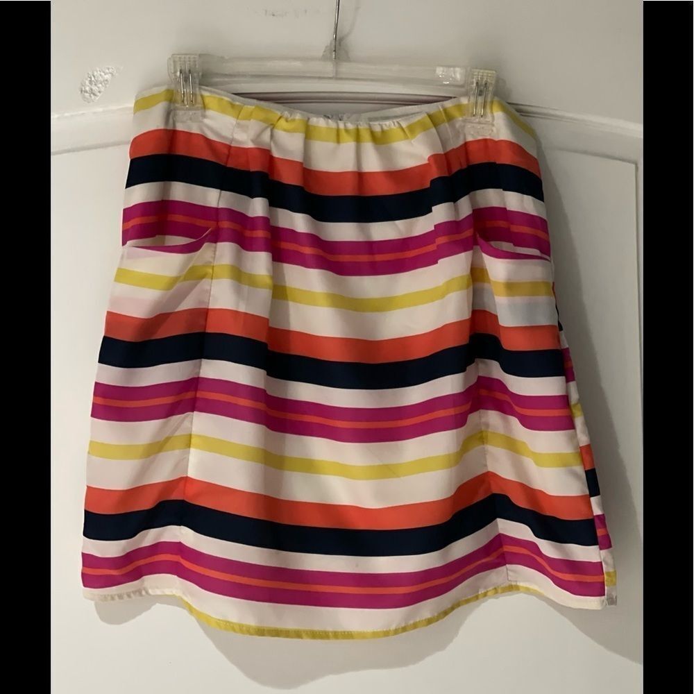 Annabella striped skirt with pockets